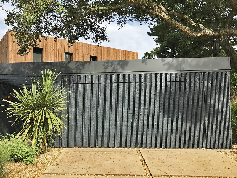 Porte de garage Melodia NF gris clair